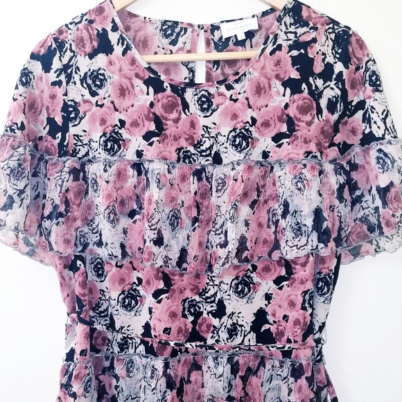 Lucky Brand - Boho Ruffle Rose Dress - Picture 7 of 9
